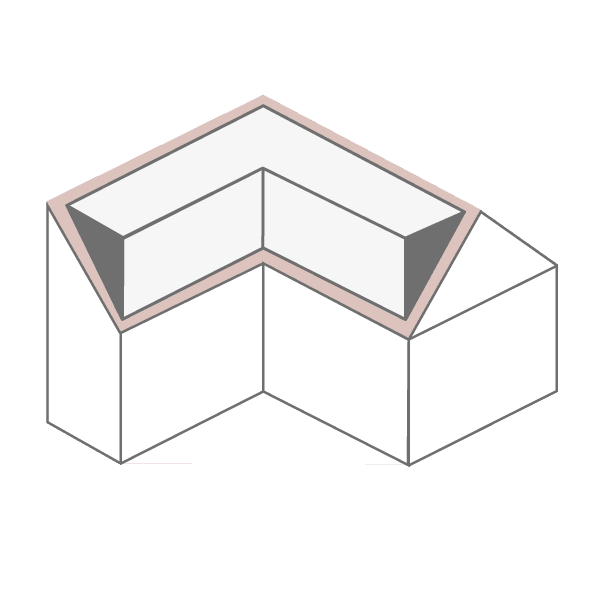 L shaped dormer conversion diagram