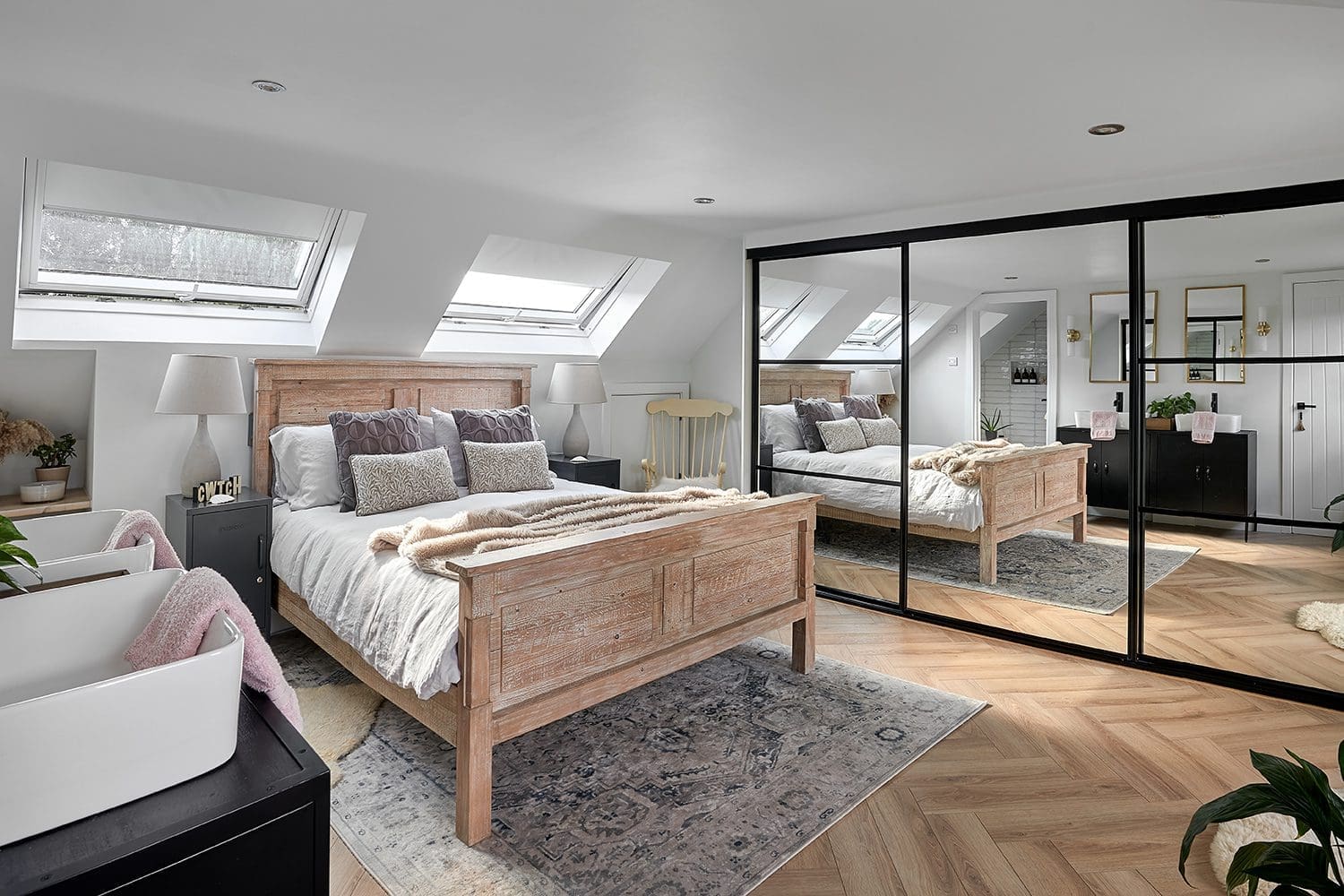 loft conversion master bedroom with spacious floor pan