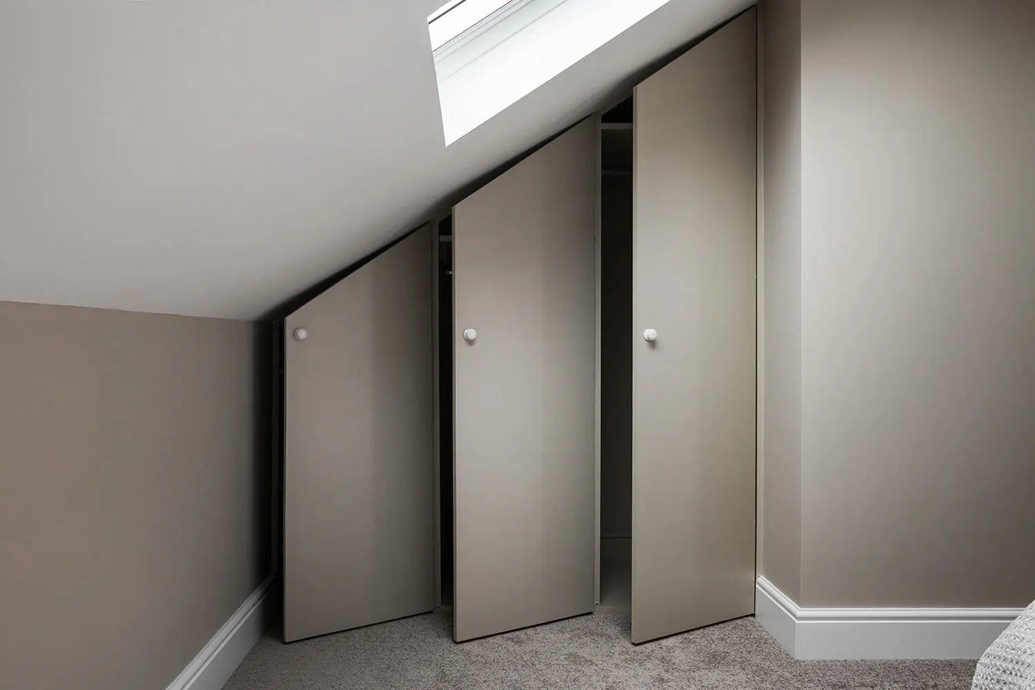 wardrobes ideas for loft conversions - fitted wardrobes for sloping ceilings